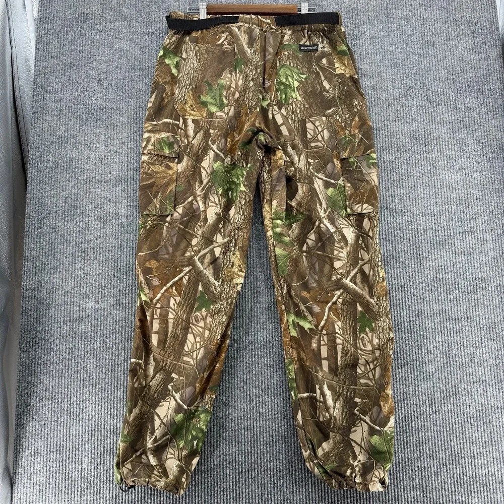 Winchester Realtree Hardwoods‎ Camo Cargo Pants Mens L Nylon Hunting